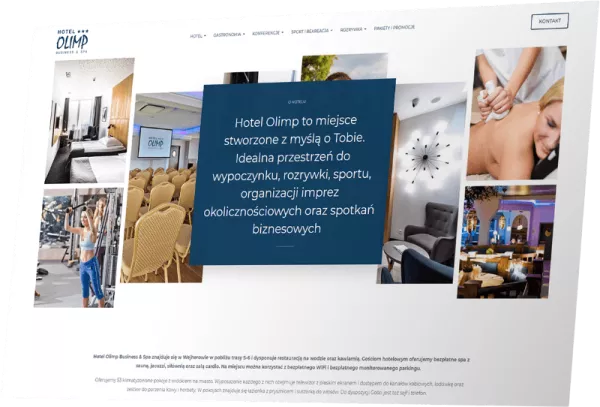 Strona internetowa dla hotelu - Pixlab.pl